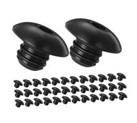 Mikinona 100pcs Pegboard Hook Plugs Threaded Leakproof Stoppers for Secure Pegboard Hook Locks with Fall Design Enhancing Load Capacity and Space Utilization