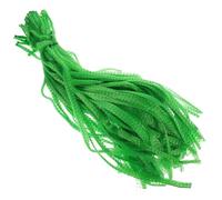 Mikinona 100Pcs Thickened Green Nylon Mesh Grocery Bags Produce Storage Nets for Fruits Vegetables Seafood Lightweight Reusable Plastic Holder