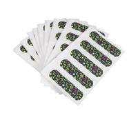 Mikinona 100pcs Wound Small Patches Skin-Friendly Continuous Protection Pe Material Multi-Color Glow-in-The-Dark First Aid Supplies for Home in Your Bag