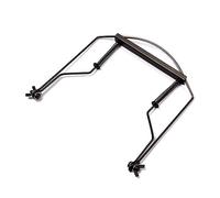 Mikinona 10holes Harmonica Holder Neck for Playing Durable Harp Rack for Mouth Organ Accessory Black