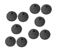 Mikinona 10pcs Black Clown Nose Sponge Balls Soft Comfortable Costume Nose Props for Cosplay Party Stage Performances and Dress-up Accessories