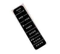 Mikinona 10pcs Black Violin Scale Stickers for Beginners Fretboard Note Labels Finger Guide Decals Easy to Use Tear for Learning Violin Scales