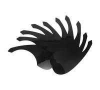 Mikinona 10pcs Black Waterdrop Guitar Pick Guards Adhesive Scratch-resistant Plastic Pickguard for 40/41 Inch Acoustic Concert Guitars Protective Panel