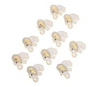 Mikinona 10pcs Cute Brooch Jacket Pin Animal Badge Animal Sweater Brooch Fashion Kawaii Elephant Badge Decorative Pin Bling Unique Flash Drilling