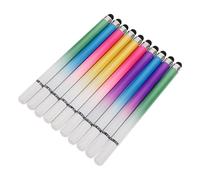 Mikinona 10pcs Dual-head Capacitive Stylus Pens for Touch Screens, Portable Phone and Tablet Screen Pens, Macaron Gradient Color Set (pink, Blue, Purple, Green, Yellow) for Drawing and Writing