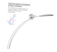 Mikinona 10pcs E Guitar Replacement Strings Robust Stainless Steel Acoustic Electric Guitar Strings for Classical and Heavy Metal Styles