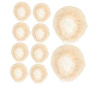 Mikinona 10pcs Elastic Hair Net Bags for Girls Dance Ballet Bun Making Mesh Hair Covers for Hairstyle Accessories