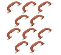 Mikinona 10pcs Ergonomic Luggage Handles Replacement with Textured Nonslip Grip for Suitcases Camera Cases Toolboxes and Handbags Plastic Carrying Handles for Secure Transport