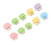 Mikinona 10pcs Friction Powered Pull Back Car for Shower Birthday with Vivid Cartoon Animal Designs Bright Colors for Boys and Playtime Fun