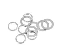 Mikinona 10pcs Gold Guitar Toggle Switch Nuts with Washers and Firm Fit for Electric Bass Guitar Accessories Reliable Stability for Live Performances and Recording Sessions