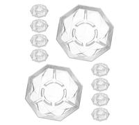 Mikinona 10pcs Guitar Pedal Footswitch Caps Mushroom-shaped Protection Covers for Single Effect Pedals Noiseless Operation Precise Control Fit for Electric Guitar Accessories