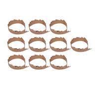 Mikinona 10pcs Guzheng Code Positioning Paper Thin Lightweight Brown Zheng Code Installation Tool for Guzheng Accessories with Zheng Location Map for Setup