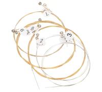 Mikinona 10Pcs Lyre Strings Replacement Set Metal Harp Strings Full Set Lyre Accessories for Musical Instrument in Orchestral Use