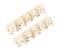 Mikinona 10pcs Maple Violin Bridge Tool Violin Replacement Bridge Accessories Maple Wood