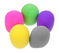 Mikinona 10pcs Microphone Windscreen Covers Thickened Foam Mic Protector Set for Ktv Singing Stage Performance with Multi-color Disposable Pop Filters