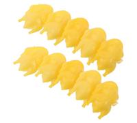 Mikinona 10pcs Miniature Simulated Roast Duck Models for Harvest Party Decorations Humorous Dollhouse Ornaments Creative Thanksgiving Table Props Stress Relief Food