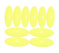 Mikinona 10pcs Non Slip Soccer Training Markers High Visibility Flat Discs for Agility Practice for Football Drills Versatile Use Fields Gyms and Backyards