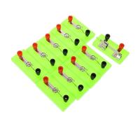 Mikinona 10pcs Physics Light Holder Kit for Electrical Experiments Screw Bulb Base for Primary Middle School Science Portable DIY Circuit Teaching Instrument