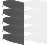 Mikinona 10pcs Plastic Cello Bow Tips Violin Bow Cushions Fittings for String Instruments Repair Replacement Comfortable Grip Easy to Install Suitable for Students and Musicians