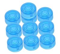 Mikinona 10pcs Plastic Guitar Effects Footswitch Toppers Easy Install Protective Caps for Electric Guitars Pedal Knobs Accessories