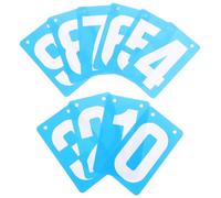 Mikinona 10pcs Portable Flip Scoreboard Number Cards Clear Design Multipurpose Score Recording for Billiards Football Tennis Versatile Sports and Competition Scorekeeper