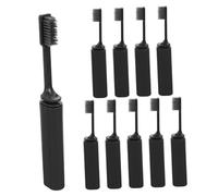 Mikinona 10Pcs Retractable Toothbrush Portable Folding Toothbrushes for Travel Camping School Business Trips Lightweight Dustproof Design Elegant