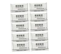 Mikinona 10pcs Sealing Clay Putty for Drain Connection Quick and Easy Wall Repair Mending Mud Multipurpose Sealant for Home Use Convenient Pack