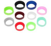 Mikinona 10Pcs Silicone Bottle Bottom Protector Set for 6.5-7Cm Diameter Cups Multi-Color Insulating Boot Covers for Water Bottles Sports Outdoor Accessories