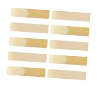 Mikinona 10pcs Tenor Saxophone Reeds Replacement Hardness Sax Parts for Stable Sound and Precise Pitch Suitable for Daily Practice and Performance