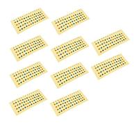 Mikinona 10pcs Ukulele Scale Stickers Chord Stickers for Fretboard Decal for Beginners