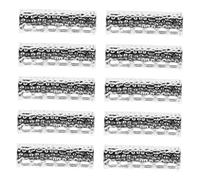 Mikinona 10pcs Watch Band Connector Tool Silver Strap Link Pin Fastener for Effortless Installation Secure Integration Stylish Design Compatible with Apple Watch Straps