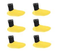 Mikinona 10Pcs Yellow Stuffed Duck Doll Feet Plush Accessories Cloth Material Soft Parts for Adults Decorative Clothing Add