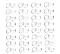 Mikinona 110pcs Clear Plastic Fillable Balls Empty Clear Ball Small Machine Containers for Party Favor Small Round for Vending Machine Transparent