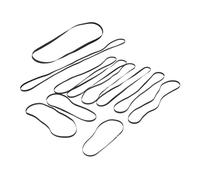 Mikinona 11pcs Turntable Belt Replacement Kit Flat Rubber Drive Belts for Record Player Repair Low-noise Spindle Motor Compatibility Phonograph Maintenance Parts for Audio Playback