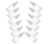 Mikinona 12 Pack Essential Oil Bottles Glass Dropper Bottles Leakproof for Travel Reusable