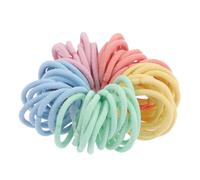 Mikinona 120pcs Rubber Band Hair Rope for Girl Elastic Seamless Ponytail Holder Soft Material for Girls Hair Accessories and Everyday Use