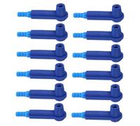 Mikinona 12pcs Brake Fluid Bleeder Kit with Leakresistant Abs Connectors Pneumatic Vacuum Pump for Oil Change DIY Vehicle Maintenance Tool Compatible with Car Models