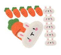 Mikinona 12pcs Cartoon Hair Clips Cute Bunny Carrot Design Hair Accessories for Women Lightweight Comfortable for Daily Wear and Special Occasions