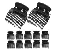 Mikinona 12pcs Hot Curler Claw Clips for Hair Sectioning Professional Heat Insulation Protecting Scalp Smooth Coating Reducing Hair Damage Easy DIY Styling Tool for Women