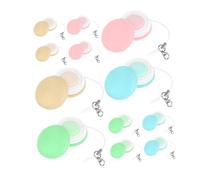 Mikinona 12pcs Portable Phone Screen Cleaner Wipes Multi-color Cute Pendant Design Gentle Lens and Glasses Cleaning for Mobile Phones Cameras and Electronic Devices