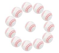 Mikinona 12pcs Soft Foam Baseballs for Training and Playing Bouncy Practice Softballs for Ages and Adults Safe Indoor Outdoor Sports Balls for Beginners and Teenagers
