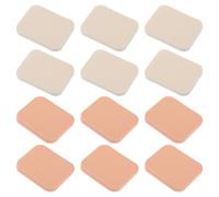 Mikinona 12pcs Square Powder Puff Makeup Tools Comfortable Cosmetics for Setting Powder Makeup Girl Cosmetics Pad Blending Sponge