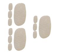 Mikinona 12pcs String Bridge Parchment Pads for Violin Replacement Bridge String Protectors Musical Equipment Accessory for Instruments