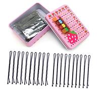Mikinona 150pcs Classic Bobby Hair Clips Hairpins Hairpin Hair Accessory Storage Box Bobby Pins for Wedding Engagement Birthday Daily Styling