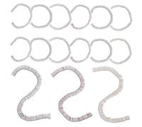 Mikinona 15pcs DIY Doll Eyelashes Strip Fake Eyelashes for Reborn Doll Craft Making Natural Look Simulated Lashes