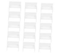 Mikinona 15Pcs Mini Bench Model for Dollhouse Micro Landscape Medium Sized Miniature Furniture Ornament Decor Suitable for Mini House Accessories and Scale Garden Scenes