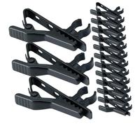 Mikinona 15pcs Professional Iron Microphone Clips Mic Holders Reliable Microphone Stand Accessories for Stage Performance Ktv Concerts and Classical Plays
