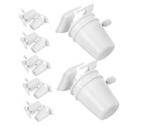 Mikinona 15pcs Wind Up Robot Movement Mechanisms Plastic Clockwork Bases for DIY Legged Crafts Interactive Walking Robot Accessories for Hobbyists