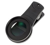 Mikinona 15X Macro Lens for Phone Camera, High Definition External Clip-On Magnifier with Strong Elastic Clip, Glass and Aluminium Alloy, for Close-Up Photography