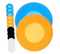 Mikinona 16 pcs Silicone Stethoscope Covers Disposable Protective Head Protectors Soft Comfortable Medical Accessories for Doctors Orange Blue Black White
